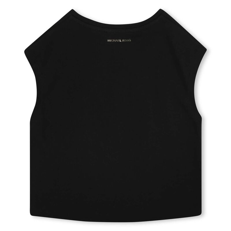 Michael Kors Metallic Effect Print Tee-Shirt 3Y - 10Y image number 1